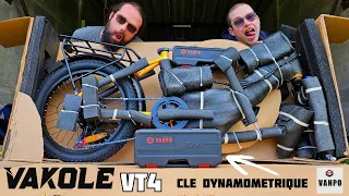 Vakole VT4 : Peut-on l'appeler Fatbike ? 🔍 Déballage et 1ER Test + Test Clé Dynamométrique Vanpo