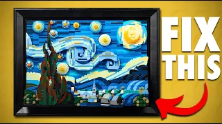 HOW I FIXED The LEGO Ideas The Starry Night (21333) Van Gogh