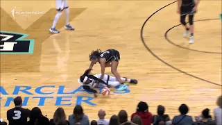 Laney Runs Over Kahleah Copper During Elimination Game | WNBA Playoffs, Chicago Sky vs NY Liberty