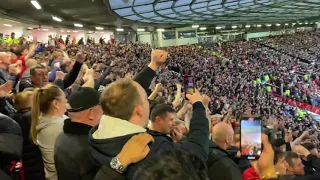 LIVERPOOL FANS SING OLIES AT THE WHEEL | MAN UTD 0-5 LIVERPOOL