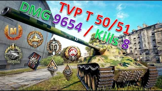 TVP T 50/51 - / DMG 9654 / Kills 8