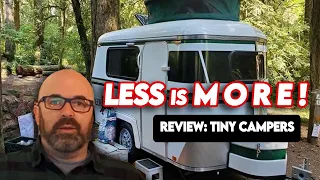 When less is more: 3 Tiny Standup campers reviewed.   #smallcamper #camper #meercat  #micromax