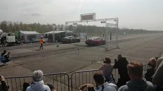 Nissan GTR vs Nissan GTR 1.Mai 2022 Drag Racing 1/4 Meile