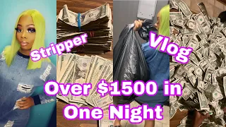 ITS THE TRASH BAG FOR ME | SATURDAY NIGHT ATLANTA STRIPPER VLOG| PLENTY MONEY VIBES