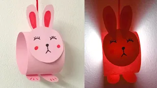 Cách Làm Đèn Lồng Trung Thu Hình Thỏ Bằng Giấy Đơn Giản - DIY: How To Make A Rabbit Paper Lantern