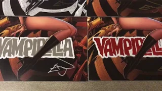 Vampirella Cyberfrog Variant Covers by Ethan Van Sciver