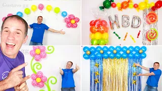 birthday decoration ideas at home 🤩 balloon decoration ideas - Gustavo gg