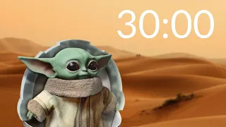 BABY YODA 30 MINUTE TIMER with MUSIC & ALARM