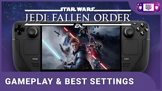 Star Wars Jedi: Fallen Order -  Steam Deck Best Settings and Gameplay