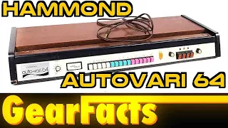 Hammond Auto-Vari 64 vintage drum machine