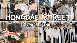 SHOPPING IN KOREA 🇰🇷 | HONGDAE STREET | SHOPPING IN HONGDAE | HONGDAE WALKERS | korea vlog