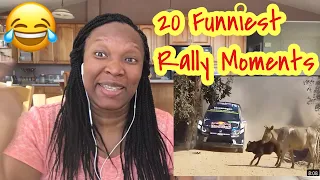 American Reacts To 20 Most Funniest Rally Moments…. This is hilarious 🤣🤣🤣