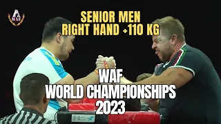 2023 WAF +110 KG RIGHT HAND SENIOR MEN ALL MATCHES