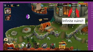 INFINITE ruins in Dragons- rise of berk