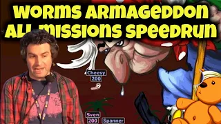 Worms Armageddon Speedrun by RuffledBricks - #ESASummer22