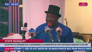 Gov. Ugwuanyi Speaks At The Rivers State Banquet In Honour Of The G5 Governors | TVC News Live