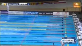 Gregorio Paltrinieri Gold Medal 1500m Freestyle   New Europe Record   European Championship Berlin