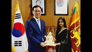 Discussion with the Korean Ambassador of Sri Lanka🇰🇷| Mr. Santhush Woonjin JEONG | Michelle Dilhara