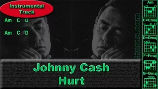 Johnny Cash - Hurt - Instrumental - Guitar Chords (0012-B1)