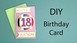 DIY 18th Birthday Card | Craft with Me