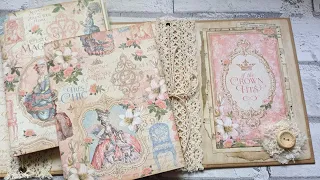 How To Make A Trifold Junk Journal - Making Inserts