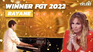 The WINNER of France's Got Talent 2022 is... RAYANE !