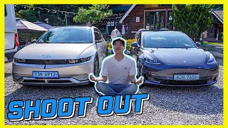 Hyundai IONIQ 5 vs Tesla Model 3 Performance! The EV car shoot out!