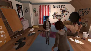 Max Caulfield beats the living shit out of Chloe Price with a Frying pan