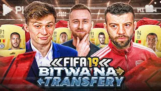 CO ZA ZASKOCZENIE! FIFA 19 RETRO BITWA NA TRANSFERY UNITED VS ARSENAL Z PIŁKARZYKAMI!