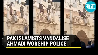 Pak police watch as Islamists vandalise Ahmadi 'mosque' in Karachi | Details