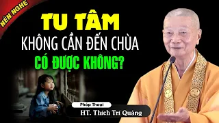 Chỉ cần TU TÂM không cần đến Chùa có được không? (Phật Tử tại gia nên nghe) - HT. Thích Trí Quảng