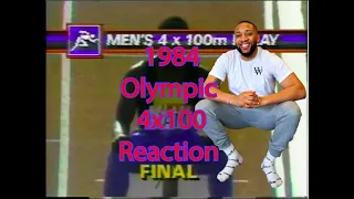 Olympic Track and field Reaction |  1984 olympic 4x100m Relay