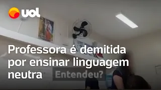 Colégio demite professora por ensinar linguagem neutra a alunos em SC