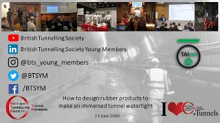 How to design rubber products to make an immersed tunnel watertight