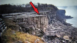 The discovery of engineers after the drainage of Niagara Falls shocked the whole world!