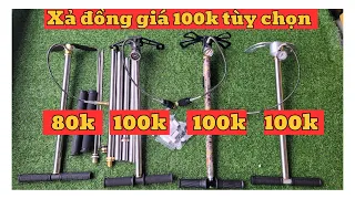 Thanh lý phụ kiện bơm pcp / Đồng giá 100k / Bơm tay cao áp giá rẻ / bơm súng hơi pcp