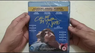 UNBOXING ASMR: Call Me By Your Name Blu-ray | Timothée Chalamet, Armie Hammer Movie