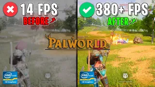 Boost FPS, FIX Lag & FPS Drops in Palworld in 2024✅ - BEST Settings for MAX FPS!