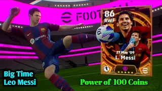 2009 Leo Messi 106 rated big time Pack Opening | eFootball 2024 Mobile