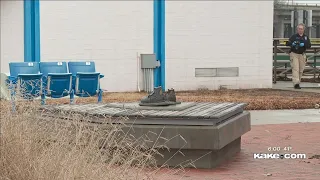 Statue of American legend Jackie Robinson stolen from McAdams Park