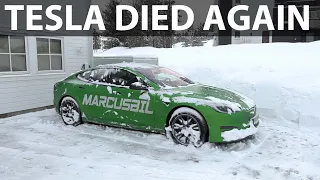 Tesla Model S Plaid died in the cold