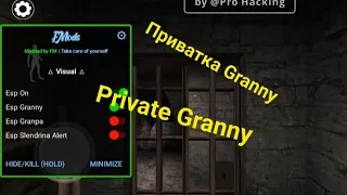 ☆ Granny 3 ☆    Приватный Мод меню на игру Granny 3 // Private Mod menu for the game Granny 3