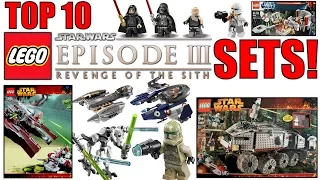 Top 10 LEGO Star Wars Episode 3 Sets! (Revenge Of The Sith!)