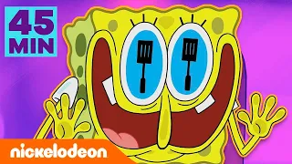 SpongeBob Squarepants | 45 MENIT Liburan Teraneh SpongeBob  | Nickelodeon Bahasa