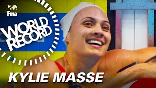 Kylie Masse breaks the oldest World Record at Budapest 2017! | FINA World Championships