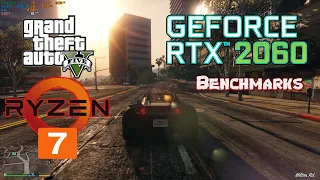 HP Omen 15 Ryzen 7 RTX 2060 Gaming Benchmarks | GTA 5 Very High Settings Gameplay