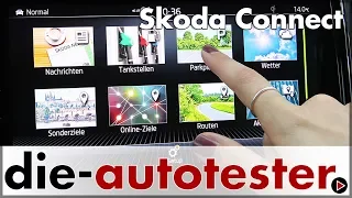 Skoda Connect für Fabia, Rapid, Octavia, Karoq, Kodiaq und Superb serienmäßig | Test | Deutsch