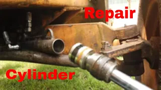 Rebuilding Backhoe Hydraulic Steering cylinder