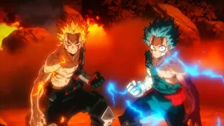 deku and bakugo vs nine full fight ( english) must watch