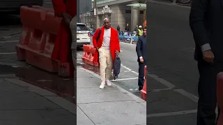 The Best Man Indeed: Morris Chestnut Spotted Arriving at Rockefeller Center in NYC #thebestman